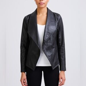 River Island Faux Leather Jacket Medium
